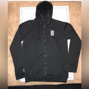 The Iron Union. Size extra large. Black. Zip up jacket.